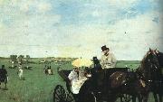 Edgar Degas At the Races in the Country oil painting artist